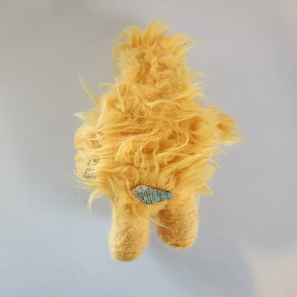 Vintage 70s 80s YELLOW BIG BIRD Stuffed Plush Animal Toy Pet Ganz Bros Rubber - Picture 5 of 8